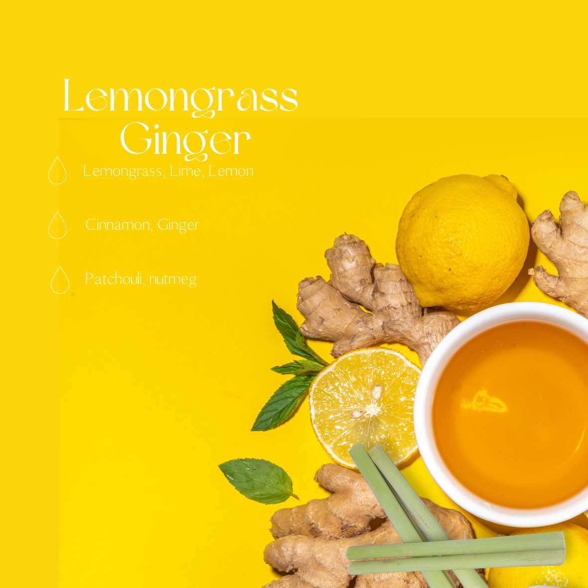 Lemongrass ginger fragrance oil 250ml/8.45oz