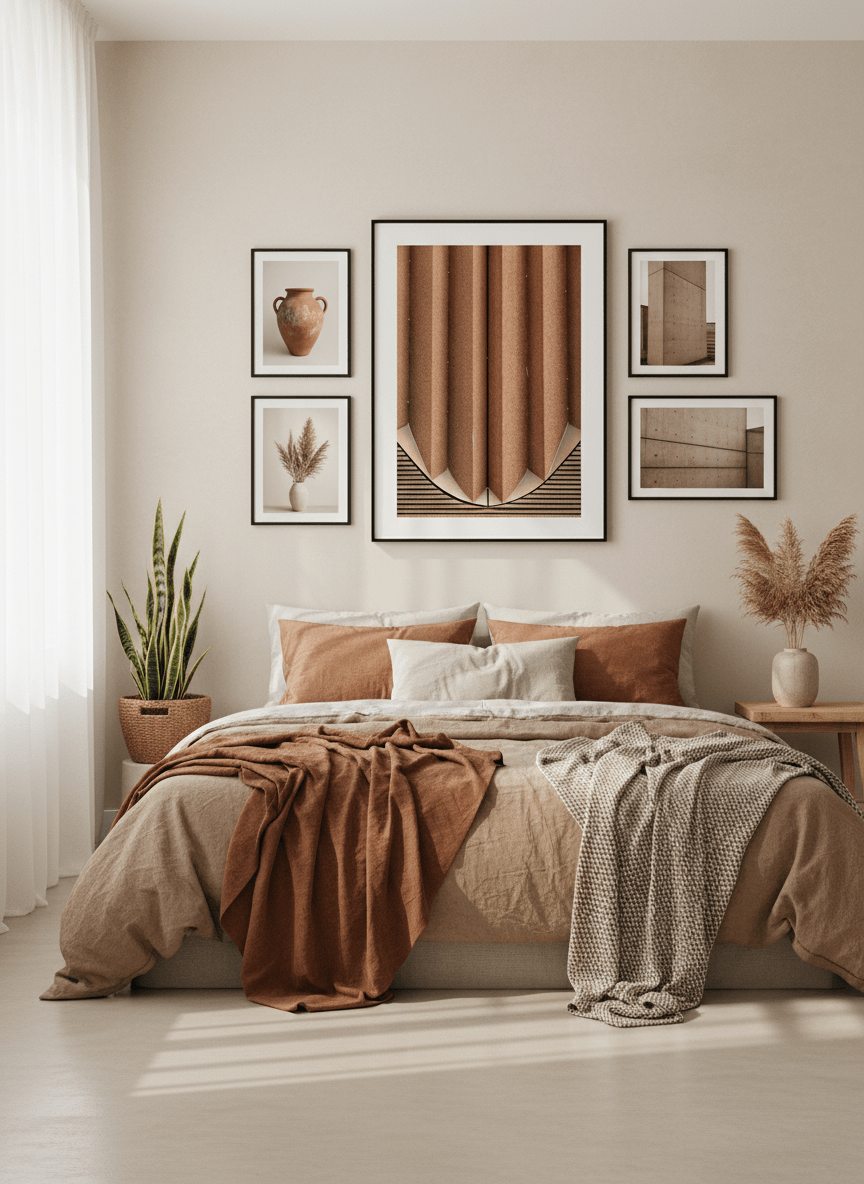 Brown Structure Poster - Sleepandso