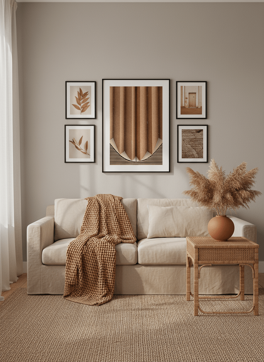 Brown Structure Poster - Sleepandso