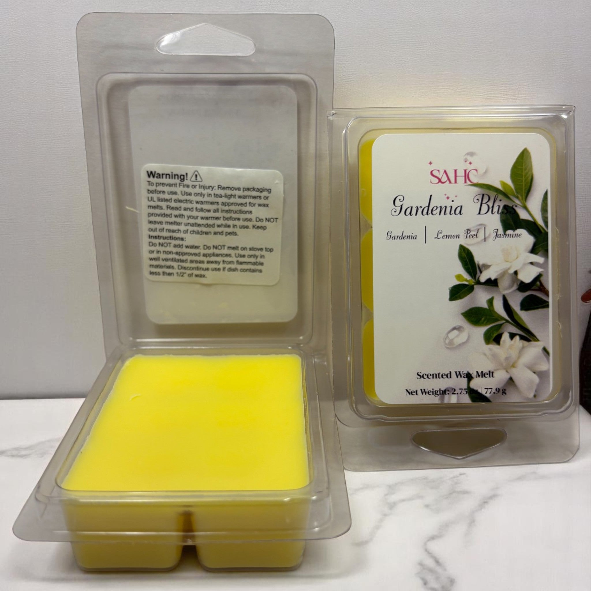 Gardenia and Jasmine Scented Wax Melt - Sleepandso