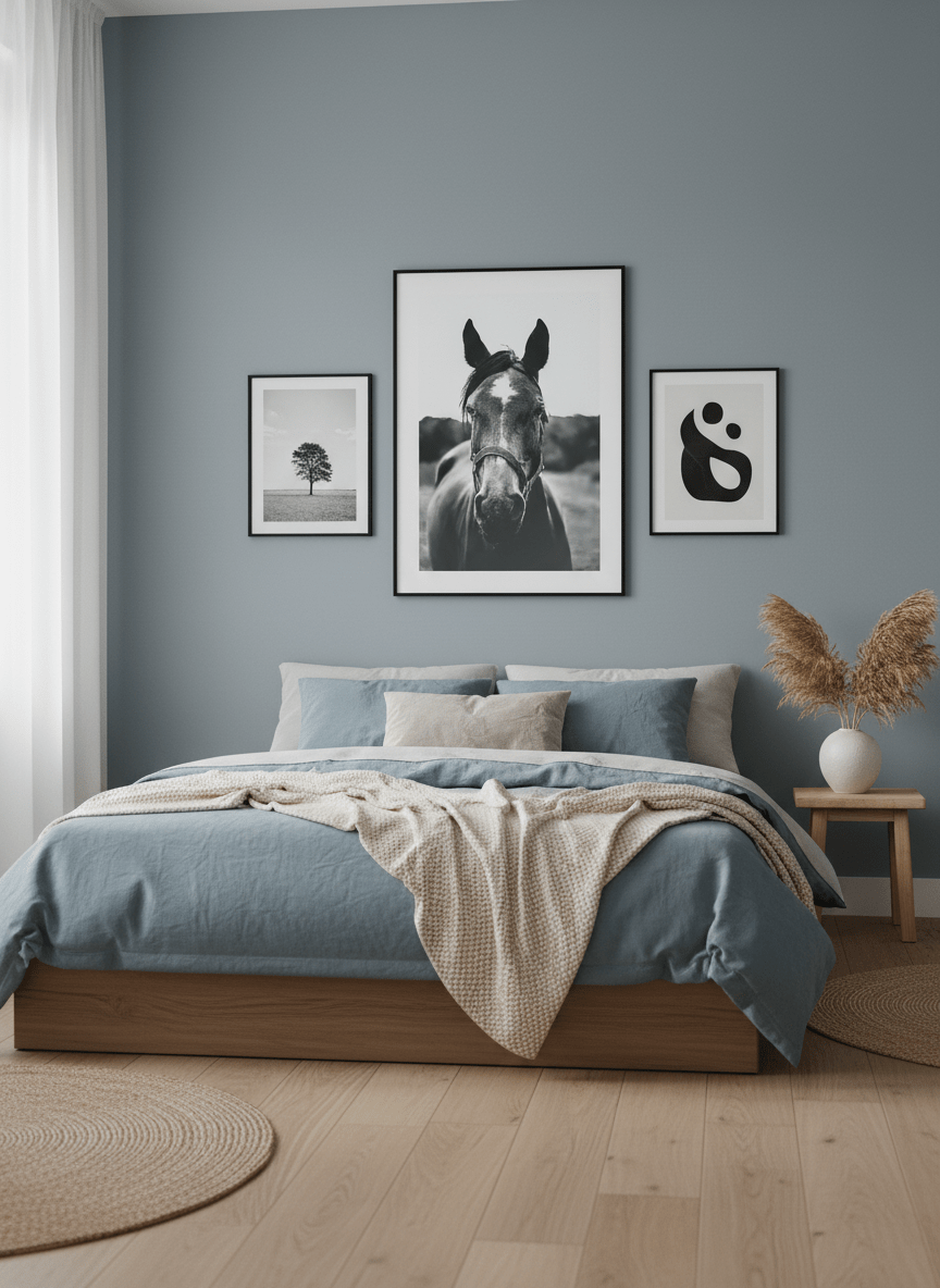 Horse In The Pasture Poster - Sleepandso