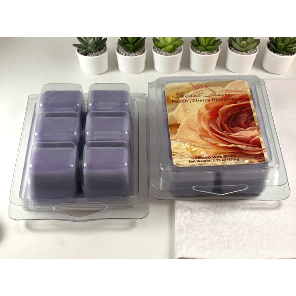 Peach and Cherry Blossom Scented Wax Melts - Sleepandso