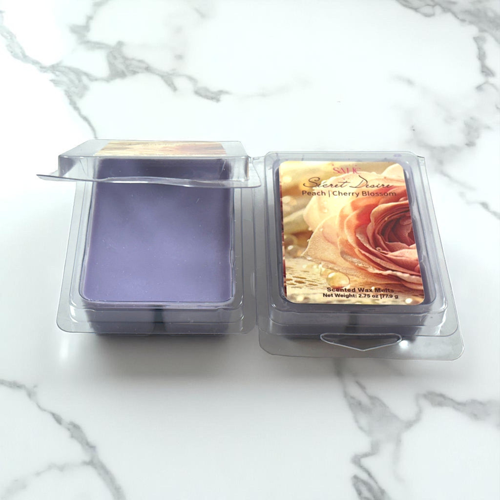Peach and Cherry Blossom Scented Wax Melts - Sleepandso
