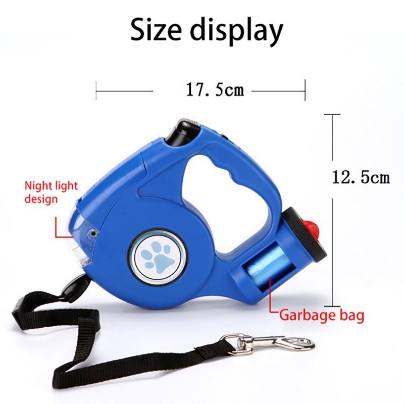 Pet Dog Leash Retractable Automatic Leash Lead for Small Dogs Cat Traction Rope Leash for Pet Walk Supplies - Sleepandso